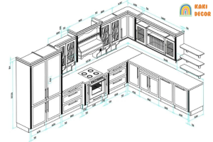 ảnh phòng bếp bao nhiêu m2 là hợp lý